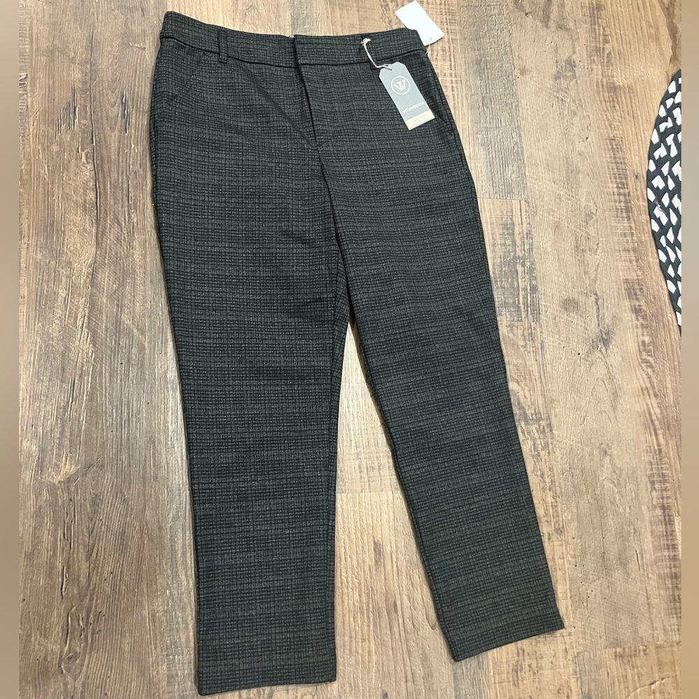 Wit & Wisdom Absolution Knit Trouser Dark Gray Pants